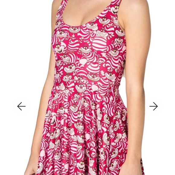 BlackMilk Disney Cheshire Cat Skater Dress *limited edition - Picture 3 of 7